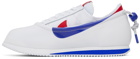 Nike White CLOT Edition Cortez Sneakers