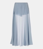 Chloé Silk chiffon maxi skirt