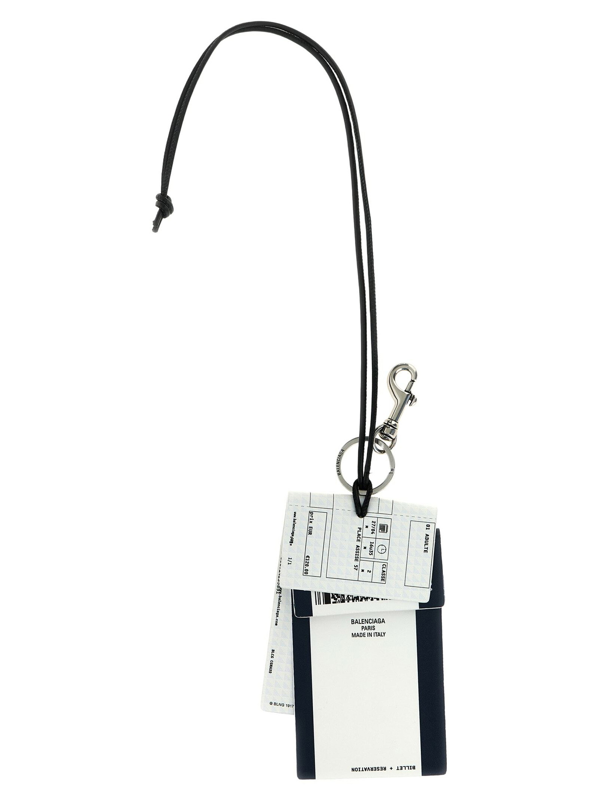 Balenciaga train Ticket Keyring Balenciaga