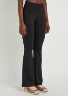 Adidas X Stella Mccartney Flared Stretch-jersey Leggings Black