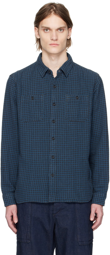 Photo: RRL Blue Farell Shirt