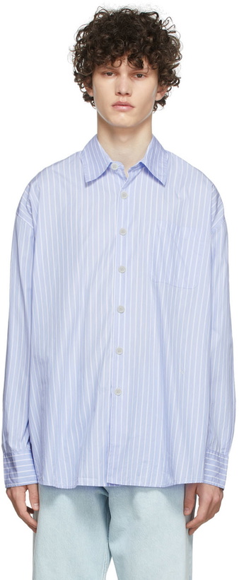 Photo: Our Legacy Blue Cotton Shirt