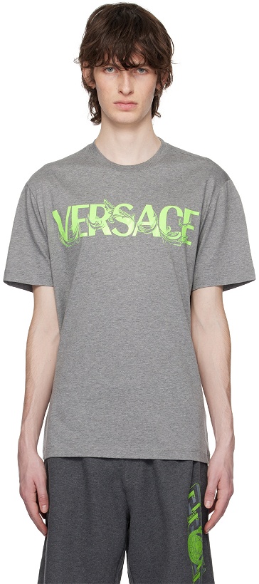 Photo: Versace Gray Barocco T-Shirt