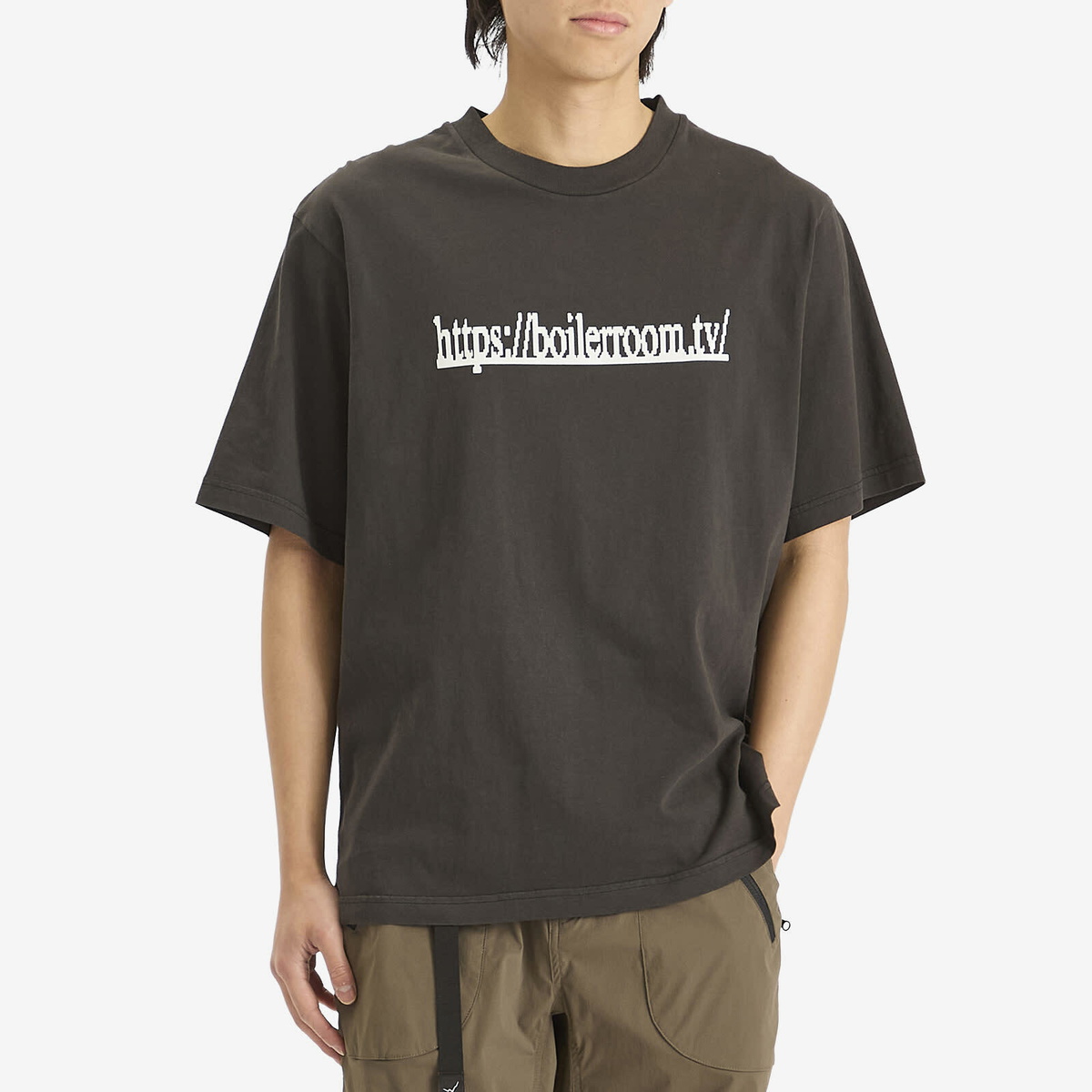 Boiler Room Men's TV Logo T-Shirt in Black