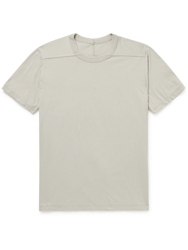 Photo: Rick Owens - Level Organic Cotton-Jersey T-shirt - Gray