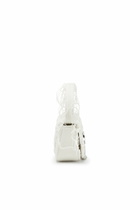 Diesel 1DR XS-Iconic mini bag in canvas and leather - Crossbody Bags Womens in White