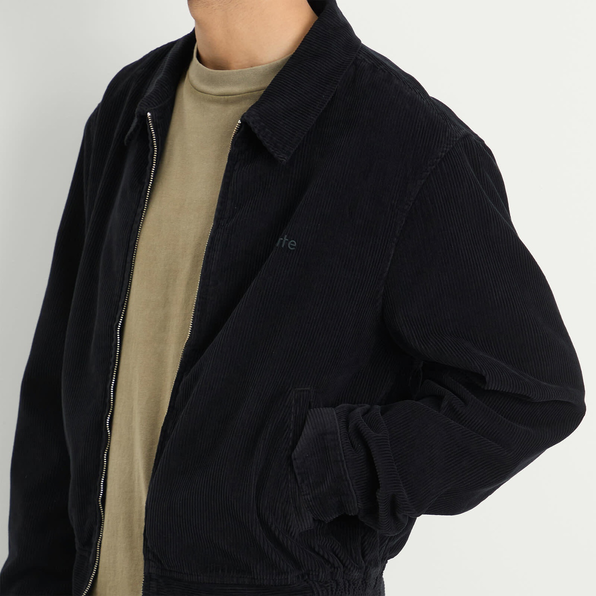 Arte Men's Corduroy Jacket in Black