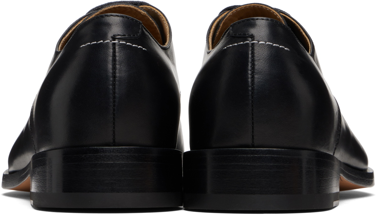 MM6 Maison Margiela Black New Classic Stitch Derbys