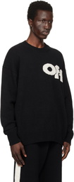 Off-White Black Shared Logo Knit Sweater