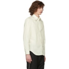 Maison Margiela Off-White and White Decortique Back Shirt