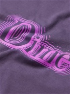 DIME - Noize Logo-Print Cotton-Jersey T-Shirt - Purple