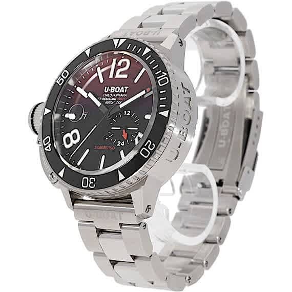 U-Boat Sommerso Automatic Red Dial Mens Watch 9521/MT