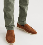 Loro Piana - Summer Walk Suede Loafers - Brown