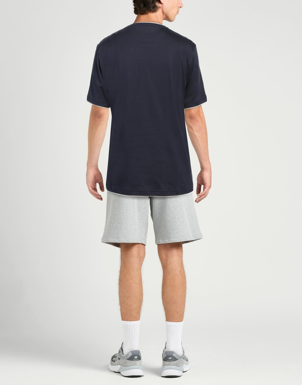 Eleventy Mens T-shirt in Navy