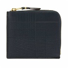 Comme des Garçons SA3100LS Intersection Wallet in Navy