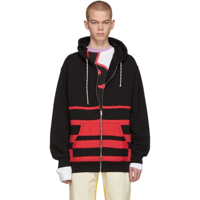 Photo: Marni Dance Bunny Black and Red Striped Hoodie