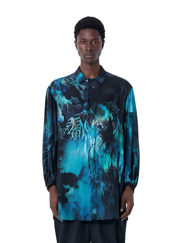 Photo: Yohji Yamamoto Sea Prink Silk Shirt