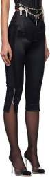 Dilara Findikoglu Black Regeneration Capri Trousers