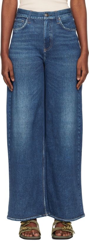 Photo: rag & bone Blue rb Miramar Sofie Ankle-Length Jeans