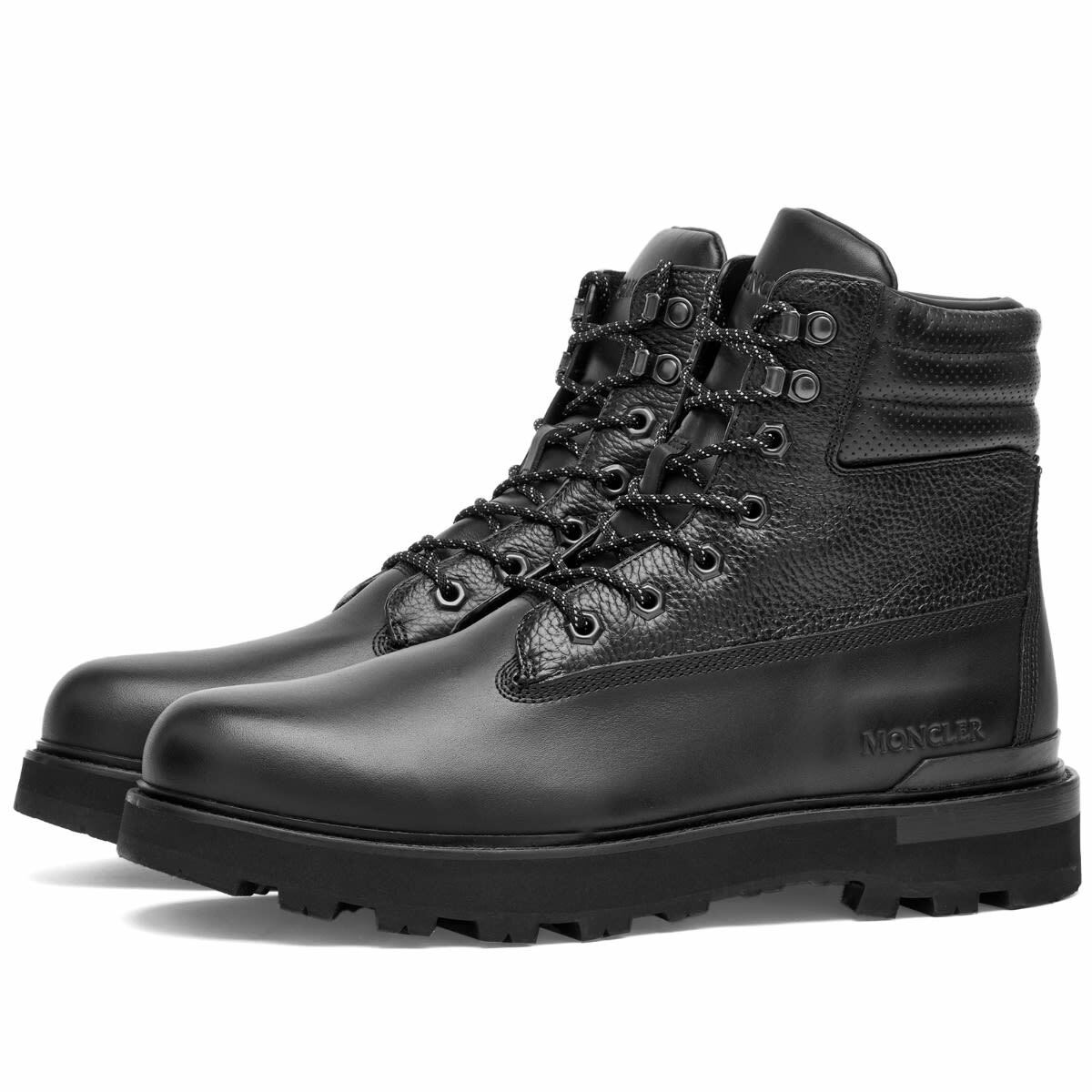 Moncler Men's Peka Hiking Boots in Black Moncler