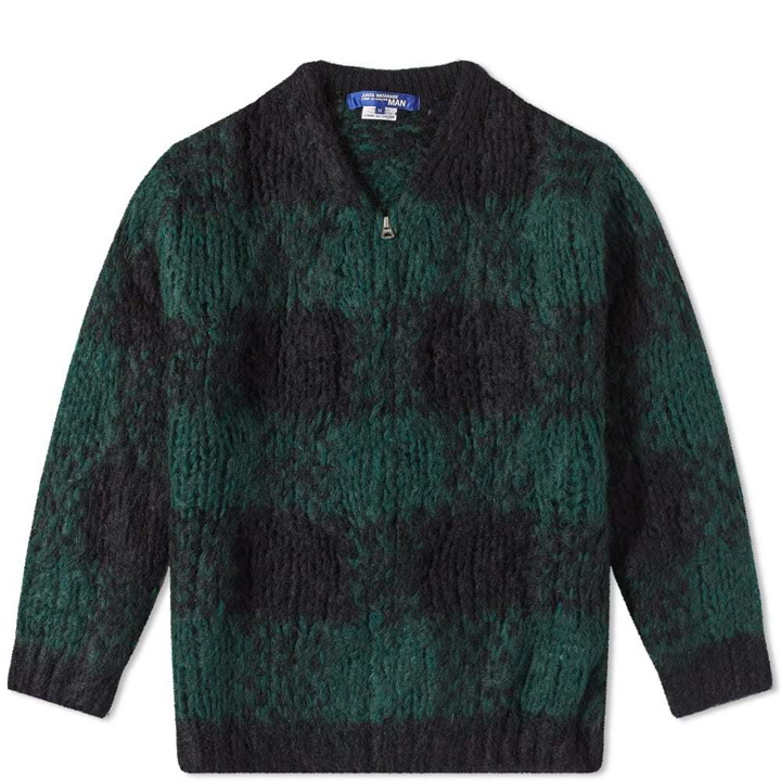 Photo: Junya Watanabe MAN Check Mohair Zip Cardigan