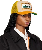 Rhude Orange & Tan Patch Cap