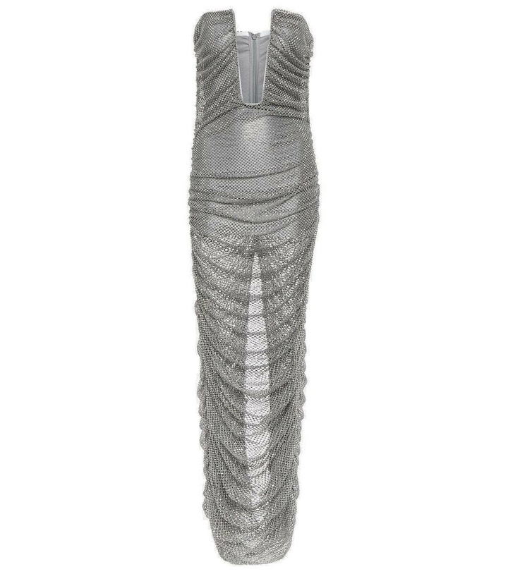 Photo: Giuseppe di Morabito Embellished bustier mesh gown