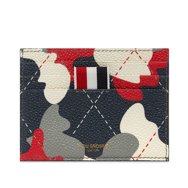 Photo: Thom Browne Camo Argyle Card Holder