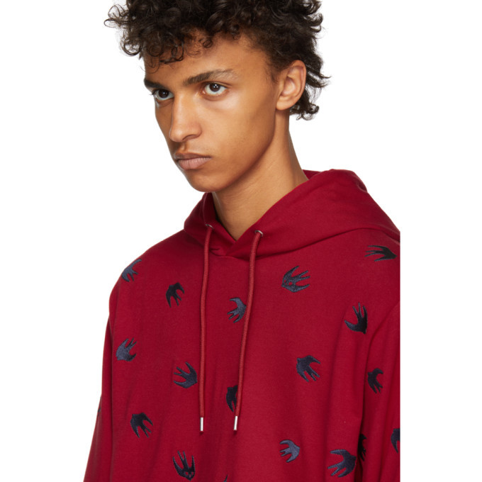 Mcq discount hoodie red