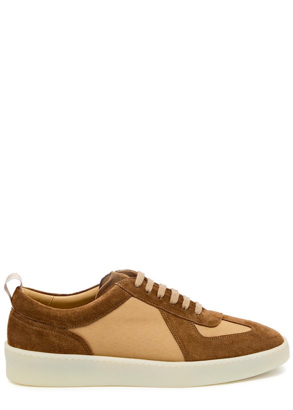 Photo: Aurélien Playtime Panelled Suede Sneakers Brown