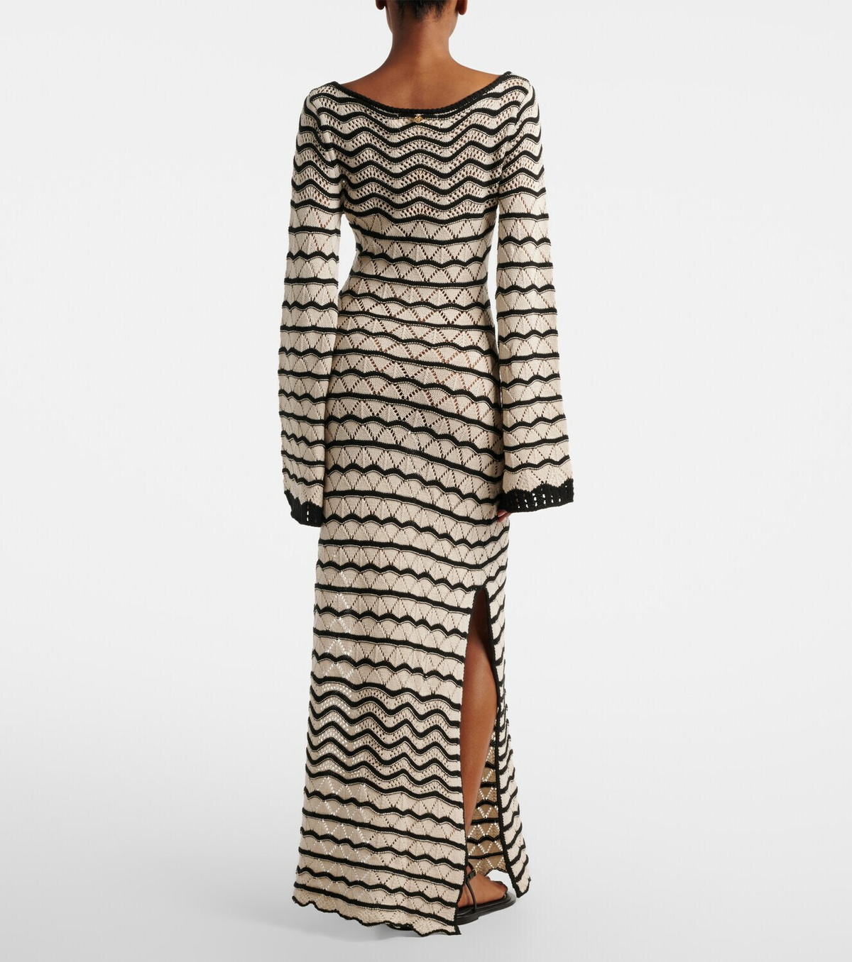 Bananhot Rey crochet cotton-blend maxi dress