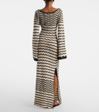 Bananhot Rey crochet cotton-blend maxi dress