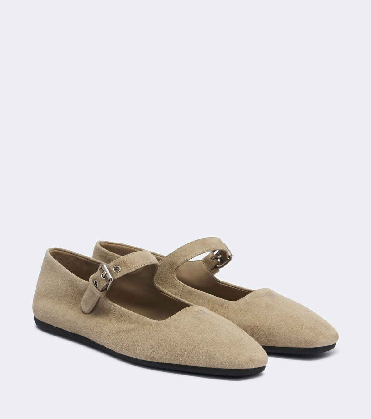 Miu Miu Suede Mary Jane flats
