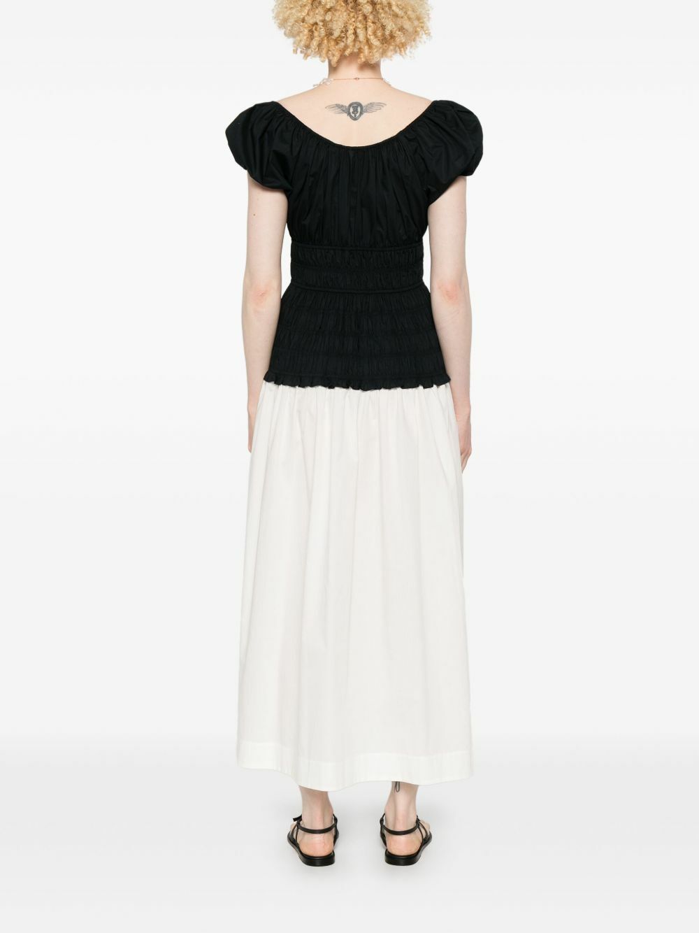 angie twist front maxi dress Donna Twist Front Tiered Maxi Dress