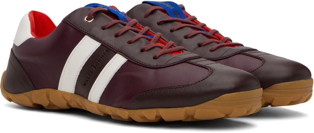 Wales Bonner Burgundy Cadence Sneakers