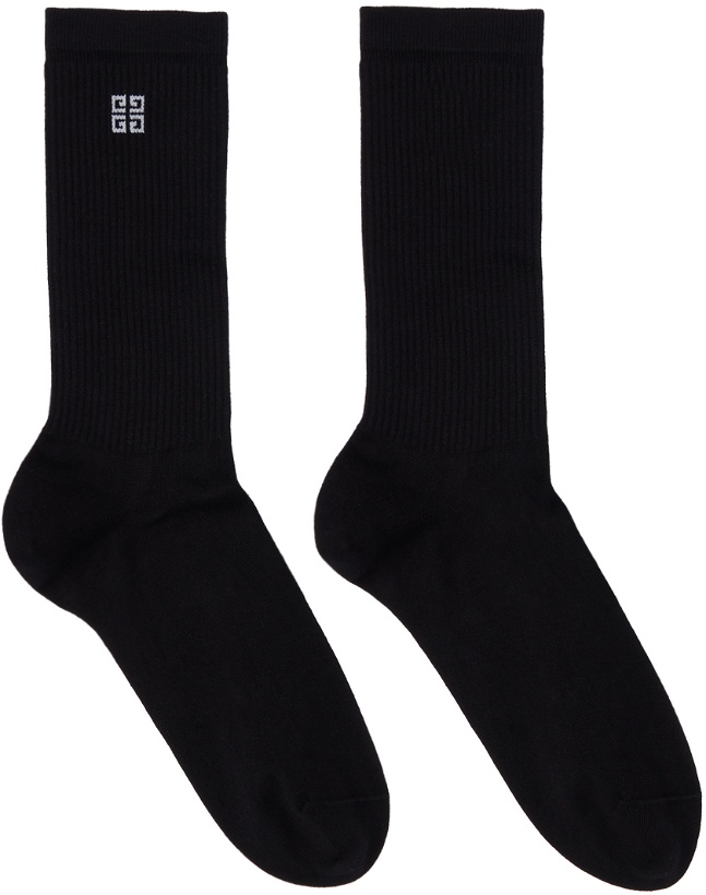 Photo: Givenchy Black Logo Socks