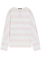 Jacquemus Le Tshirt Mariniére Striped Cotton T-shirt White