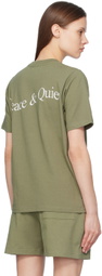 Museum of Peace & Quiet Khaki Wordmark T-Shirt