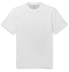 Brunello Cucinelli - Mélange Cotton-Jersey T-shirt - Light gray