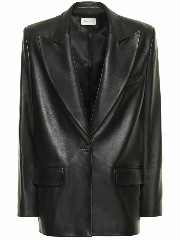 Photo: MAGDA BUTRYM - Oversize Tailored Leather Blazer