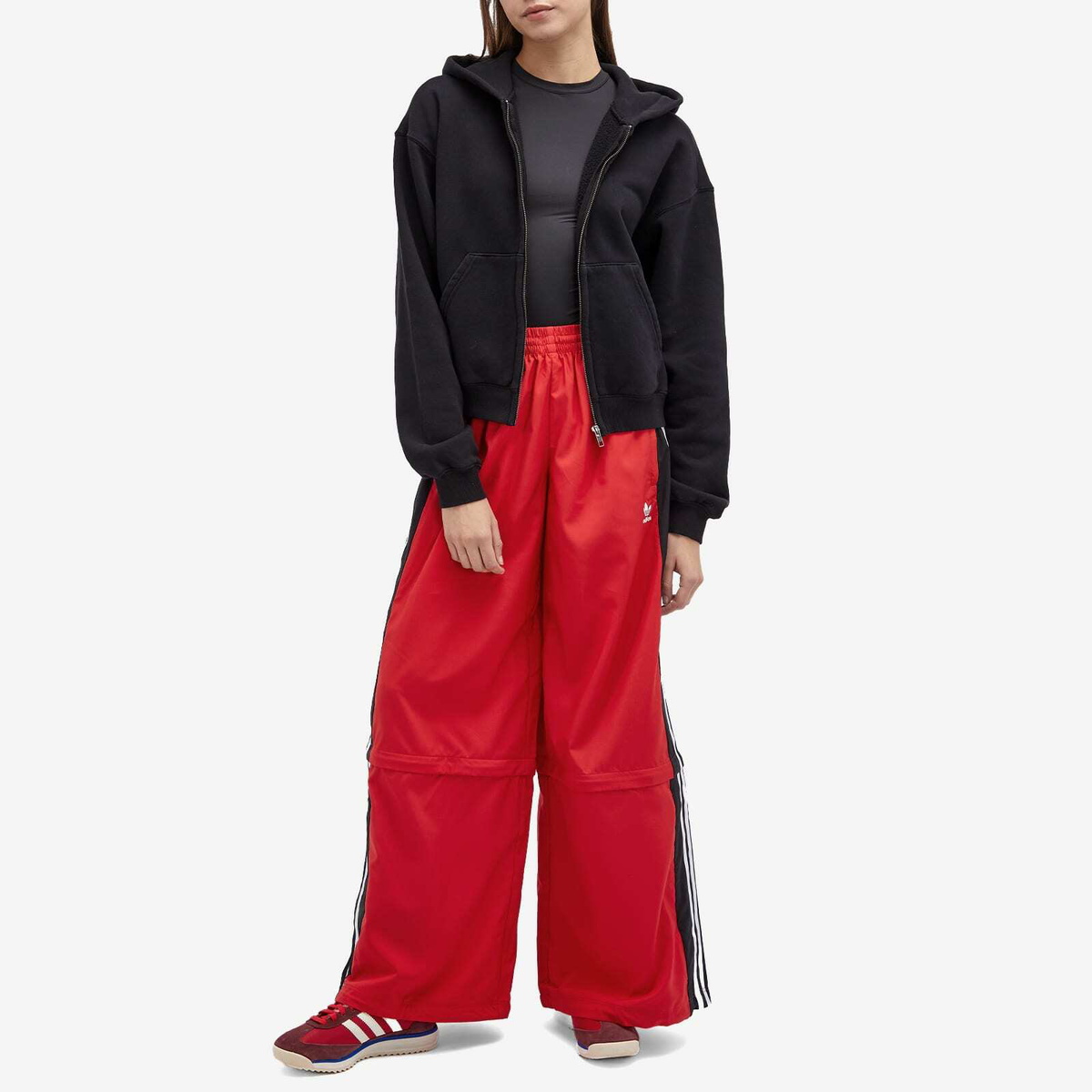 パンツ ADIDAS Oversized Zip-Off Track Pants 4FK1274 ADIDAS Oversized Zip-Off Track Pants 4FK1274 (adidas/パンツ