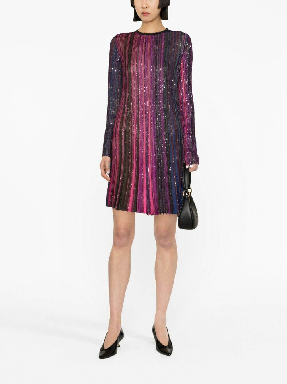 MISSONI - Lurex Pleated Short Dress Missoni