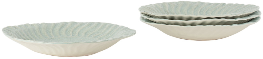 Jars Céramistes Blue Dashi Extra Large Deep Plate Set