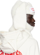 Charles Jeffrey LOVERBOY White Fluffy Rabbit Balaclava