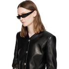 Gucci Black Rectangular Squared Sunglasses