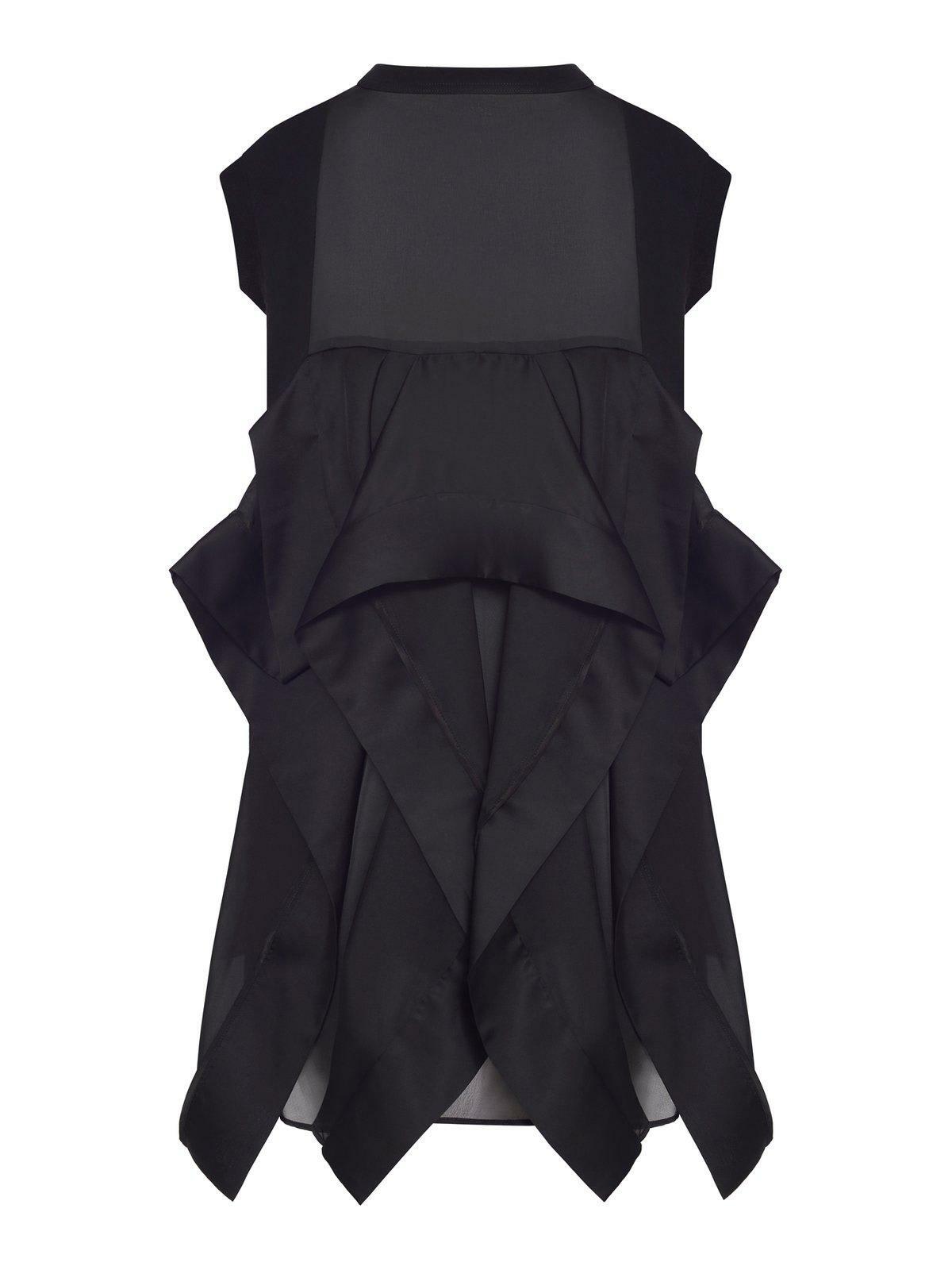Sacai Crewneck Sleeveless Mini Dress Sacai
