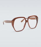 Gucci - Oversized geometric glasses