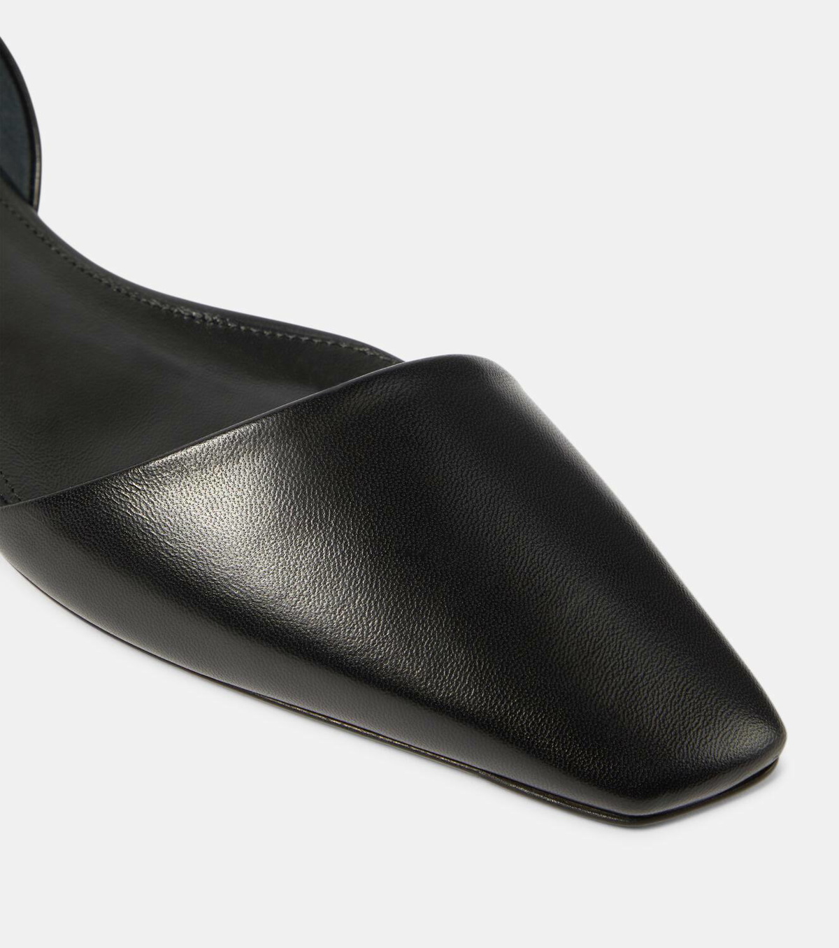 Toteme The Asymmetric D'Orsay leather flats