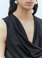 Aaron Esh Draped Wool Top
