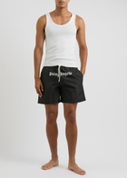 Palm Angels Logo-print Shell Swim Shorts Black